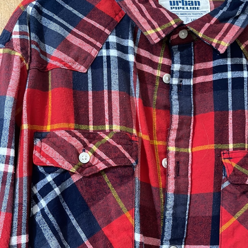 Plaid Button Up - Picture 3 of 3